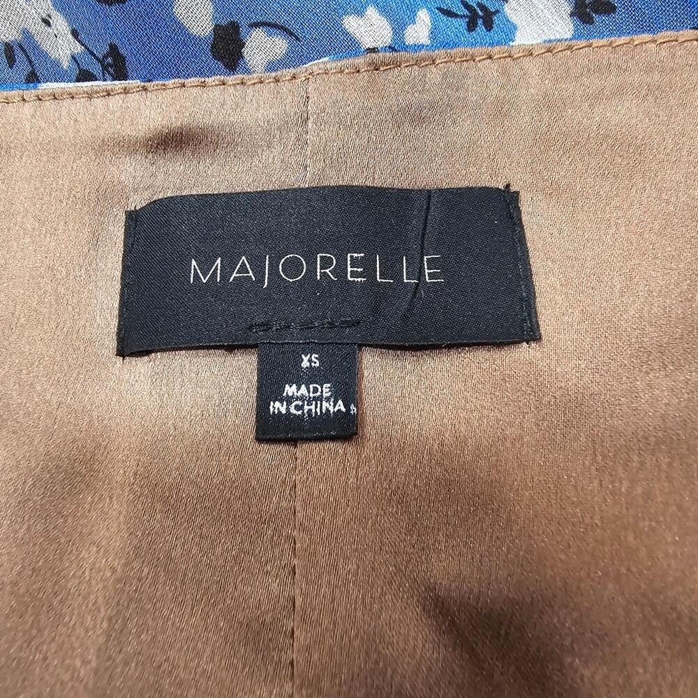 MAJORELLE Quincy Midi Dress in Blue Ditsy XS - Picture 6 of 10